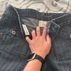 Banana Republic Women's Bootcut Jeans - Deep Indigo